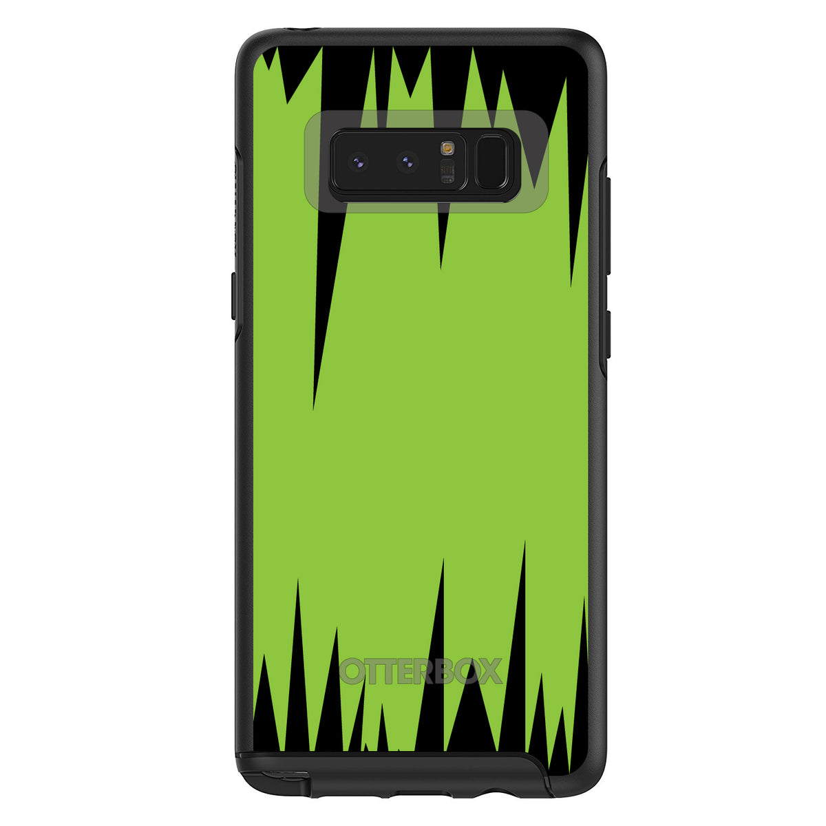 Lime Green Black Spikes OtterBox Symmetry Case for iPhone & Galaxy, view 14