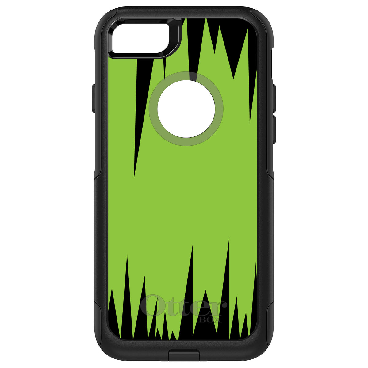 Lime Green Black Spikes OtterBox Commuter Case for iPhone & Galaxy