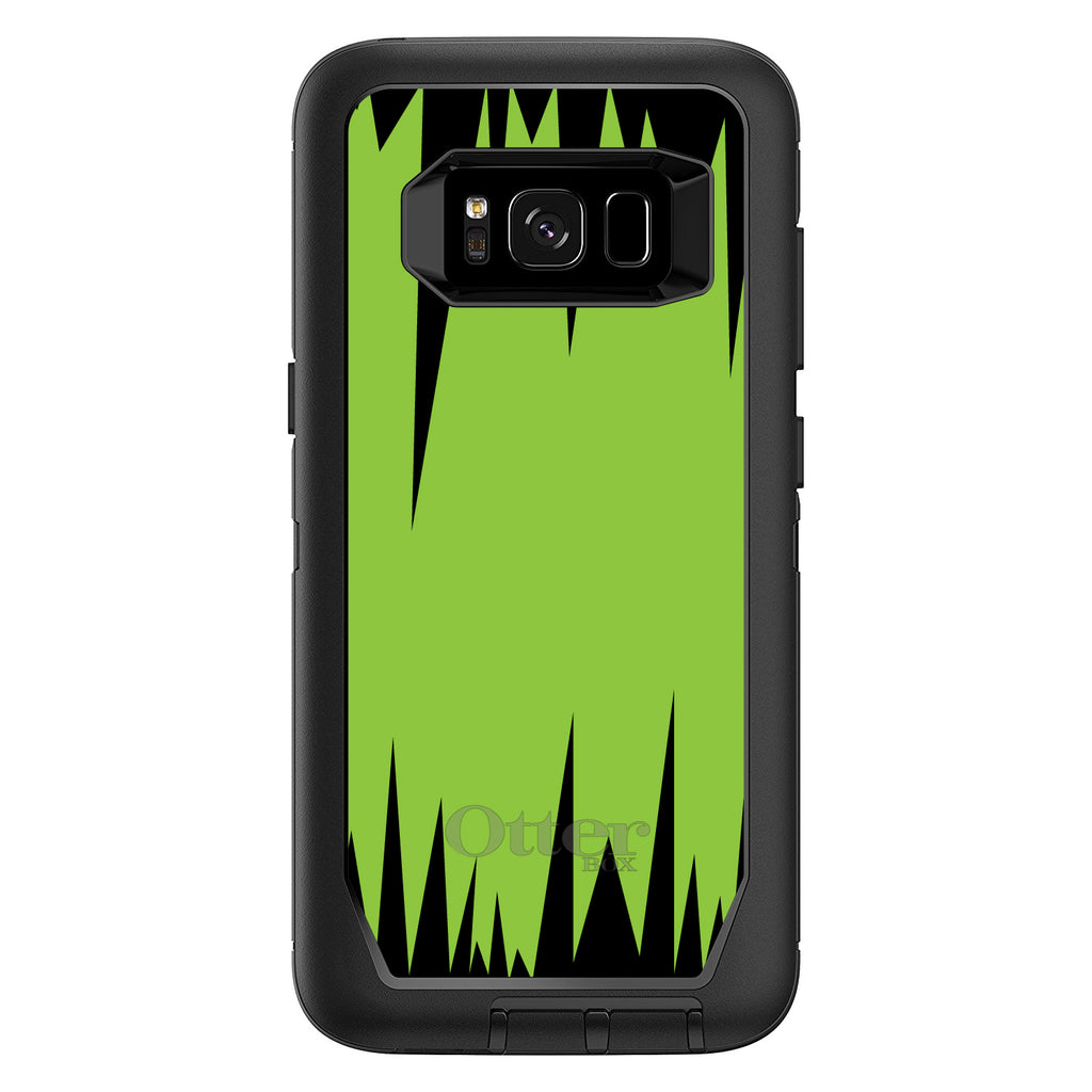 Lime Green Black Spikes OtterBox Defender Case for iPhone & Galaxy, view 12