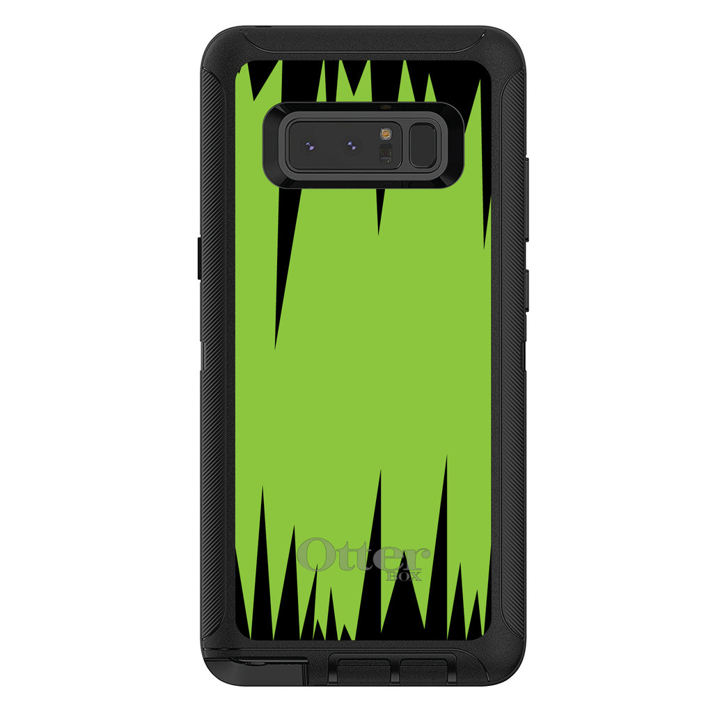 Lime Green Black Spikes OtterBox Defender Case for iPhone & Galaxy, view 17