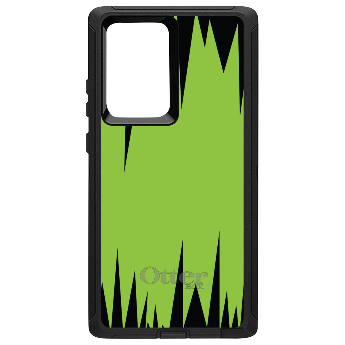 Lime Green Black Spikes OtterBox Defender Case for iPhone & Galaxy, view 13