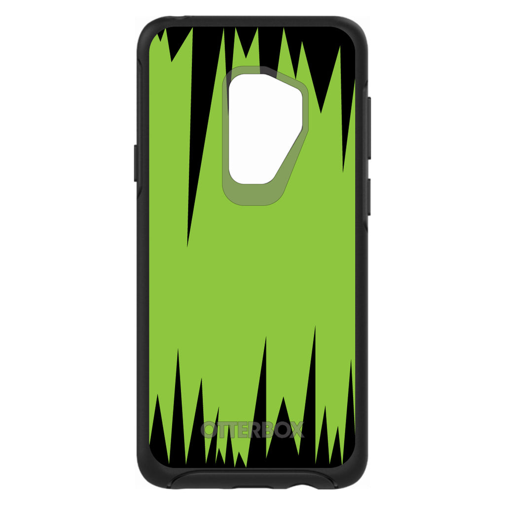 Lime Green Black Spikes OtterBox Symmetry Case for iPhone & Galaxy, view 9