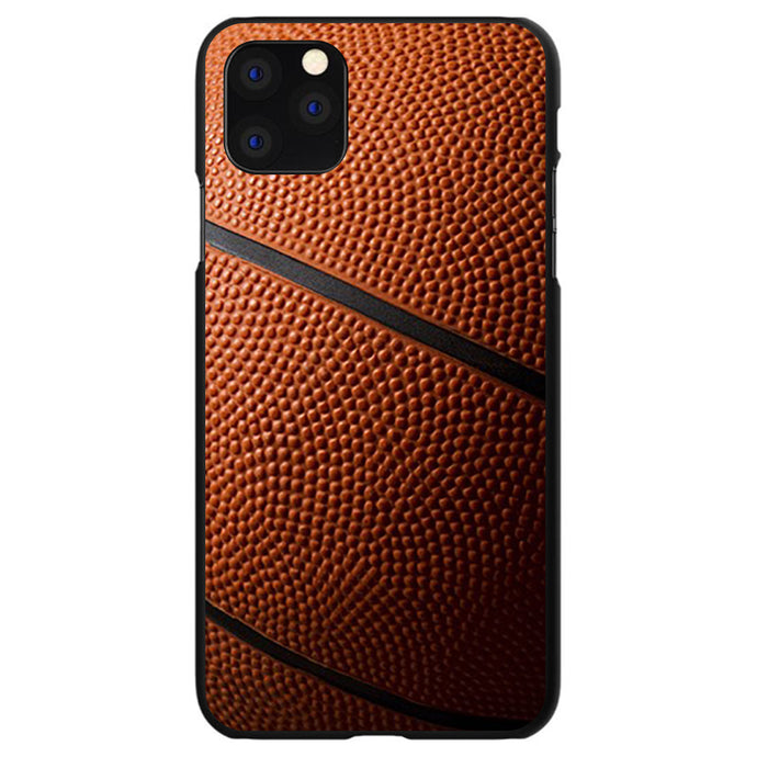 DistinctInk® Hard Plastic Snap-On Case for Apple iPhone or Samsung Galaxy - Basketball Photo