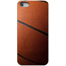 DistinctInk® Hard Plastic Snap-On Case for Apple iPhone or Samsung Galaxy - Basketball Photo