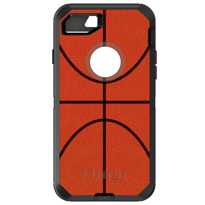 DistinctInk™ OtterBox Defender Series Case for Apple iPhone / Samsung Galaxy / Google Pixel - Basketball Drawing
