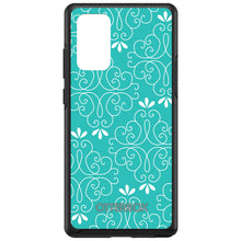 DistinctInk™ OtterBox Symmetry Series Case for Apple iPhone / Samsung Galaxy / Google Pixel - Teal White Floral