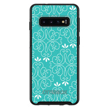 DistinctInk™ OtterBox Symmetry Series Case for Apple iPhone / Samsung Galaxy / Google Pixel - Teal White Floral