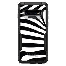 DistinctInk™ OtterBox Commuter Series Case for Apple iPhone or Samsung Galaxy - Black White Zebra Skin Stripes