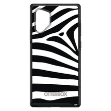 DistinctInk™ OtterBox Symmetry Series Case for Apple iPhone / Samsung Galaxy / Google Pixel - Black White Zebra Skin Stripes