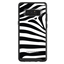 DistinctInk™ OtterBox Symmetry Series Case for Apple iPhone / Samsung Galaxy / Google Pixel - Black White Zebra Skin Stripes