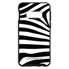 DistinctInk™ OtterBox Symmetry Series Case for Apple iPhone / Samsung Galaxy / Google Pixel - Black White Zebra Skin Stripes