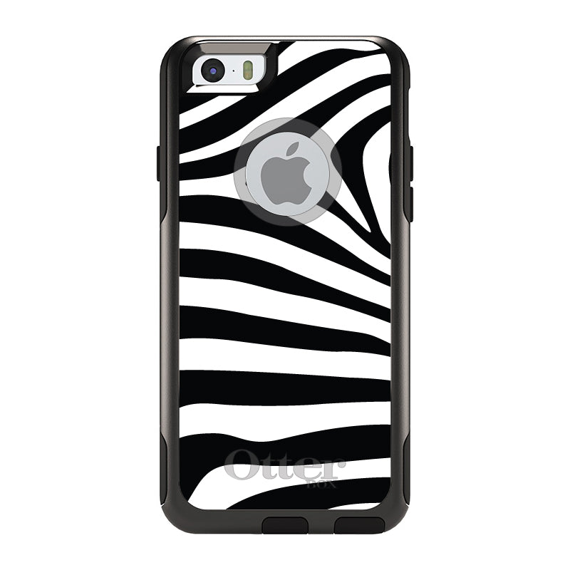 Black White Zebra Skin Stripes OtterBox Commuter Case for iPhone & Galaxy, view 4