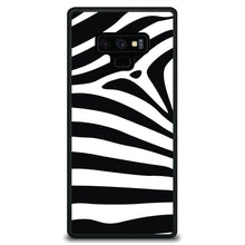 DistinctInk® Hard Plastic Snap-On Case for Apple iPhone or Samsung Galaxy - Black White Zebra Skin Stripes