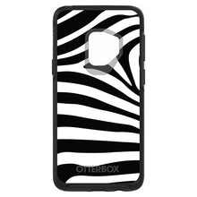 DistinctInk™ OtterBox Symmetry Series Case for Apple iPhone / Samsung Galaxy / Google Pixel - Black White Zebra Skin Stripes