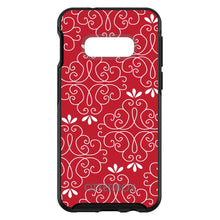DistinctInk™ OtterBox Symmetry Series Case for Apple iPhone / Samsung Galaxy / Google Pixel - Dark Red White Floral
