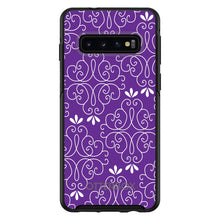 DistinctInk™ OtterBox Symmetry Series Case for Apple iPhone / Samsung Galaxy / Google Pixel - Purple White Floral