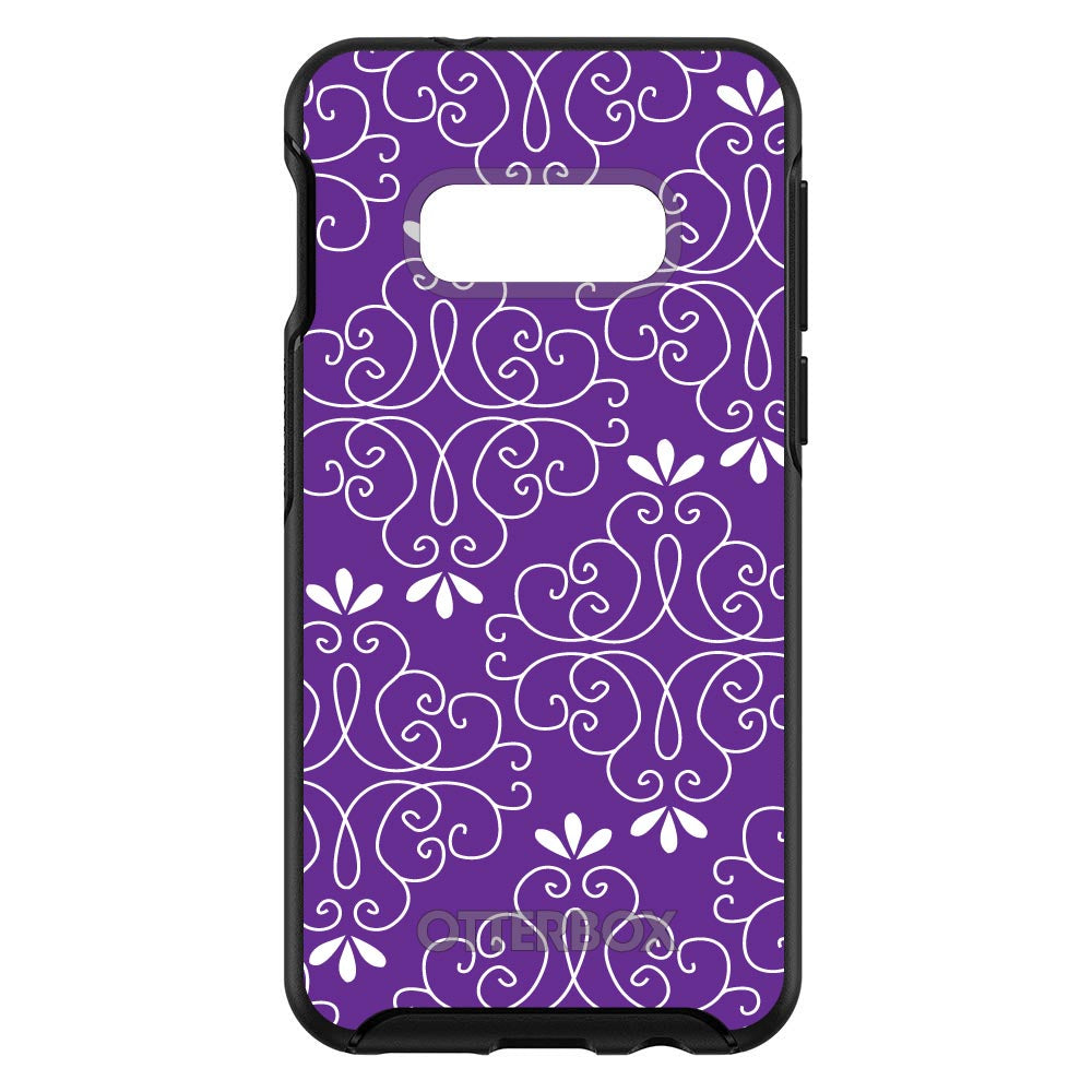 Purple White Floral OtterBox Symmetry Case for iPhone & Galaxy, view 7