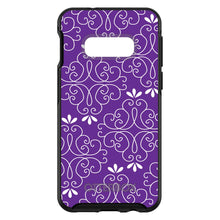 DistinctInk™ OtterBox Symmetry Series Case for Apple iPhone / Samsung Galaxy / Google Pixel - Purple White Floral