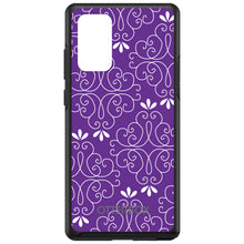 DistinctInk™ OtterBox Symmetry Series Case for Apple iPhone / Samsung Galaxy / Google Pixel - Purple White Floral