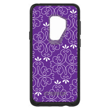 DistinctInk™ OtterBox Symmetry Series Case for Apple iPhone / Samsung Galaxy / Google Pixel - Purple White Floral