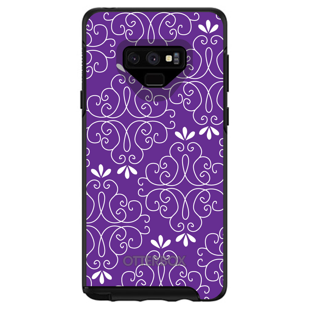 Purple White Floral OtterBox Symmetry Case for iPhone & Galaxy, view 13