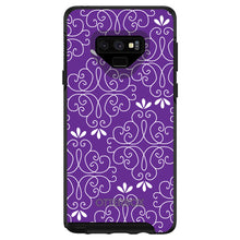 DistinctInk™ OtterBox Symmetry Series Case for Apple iPhone / Samsung Galaxy / Google Pixel - Purple White Floral