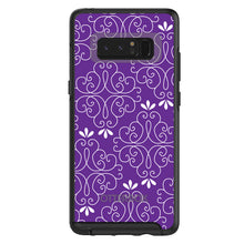 DistinctInk™ OtterBox Symmetry Series Case for Apple iPhone / Samsung Galaxy / Google Pixel - Purple White Floral