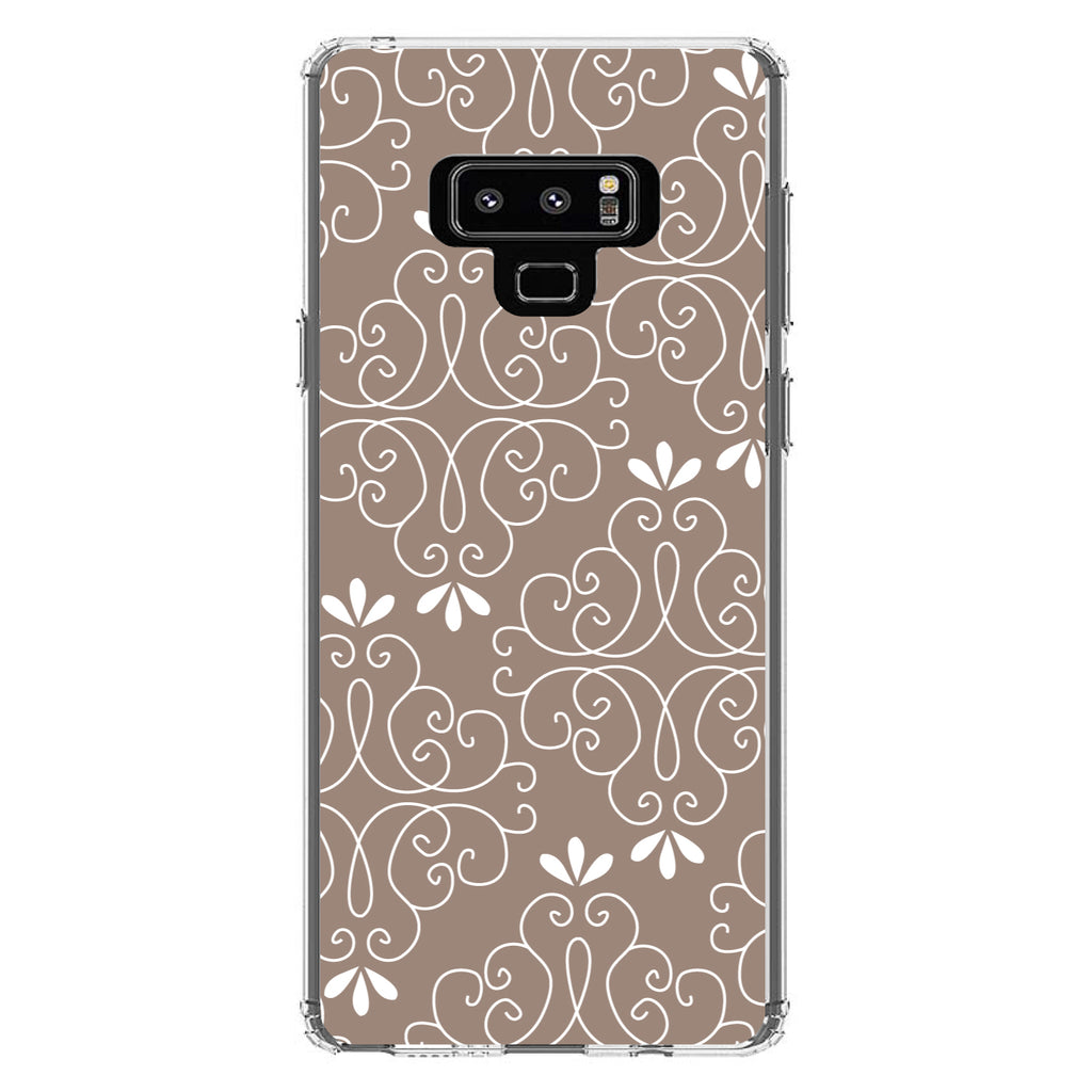 Tan White Floral Clear Shockproof iPhone Case, view 11
