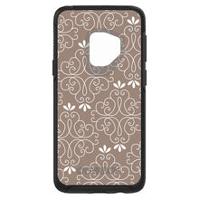 DistinctInk™ OtterBox Symmetry Series Case for Apple iPhone / Samsung Galaxy / Google Pixel - Tan White Floral