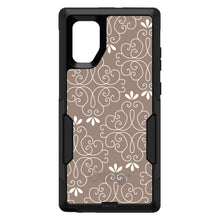 DistinctInk™ OtterBox Commuter Series Case for Apple iPhone or Samsung Galaxy - Tan White Floral