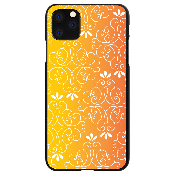 DistinctInk® Hard Plastic Snap-On Case for Apple iPhone or Samsung Galaxy - Yellow Orange Red Gradient