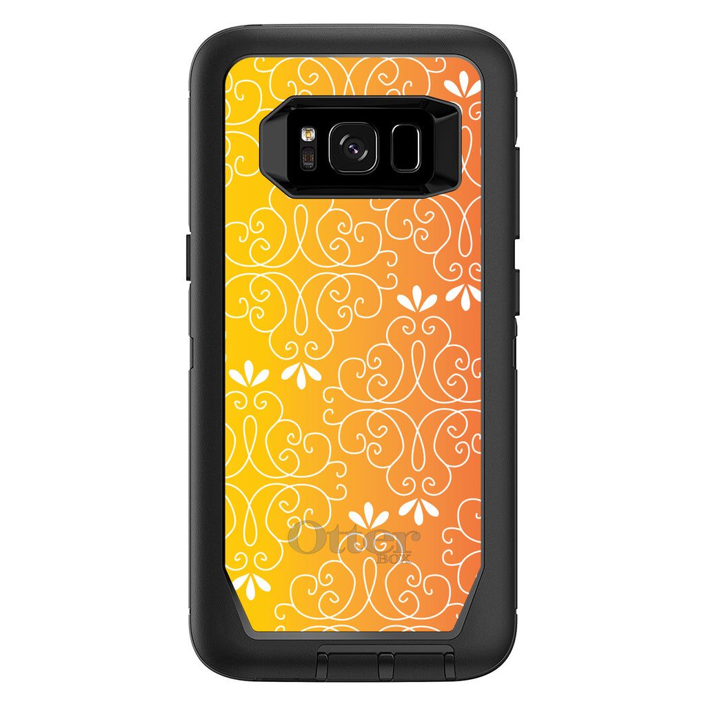 Yellow Orange Red Gradient OtterBox Defender Case for iPhone & Galaxy, view 12