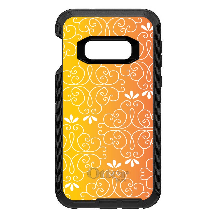 Yellow Orange Red Gradient OtterBox Defender Case for iPhone & Galaxy, view 10