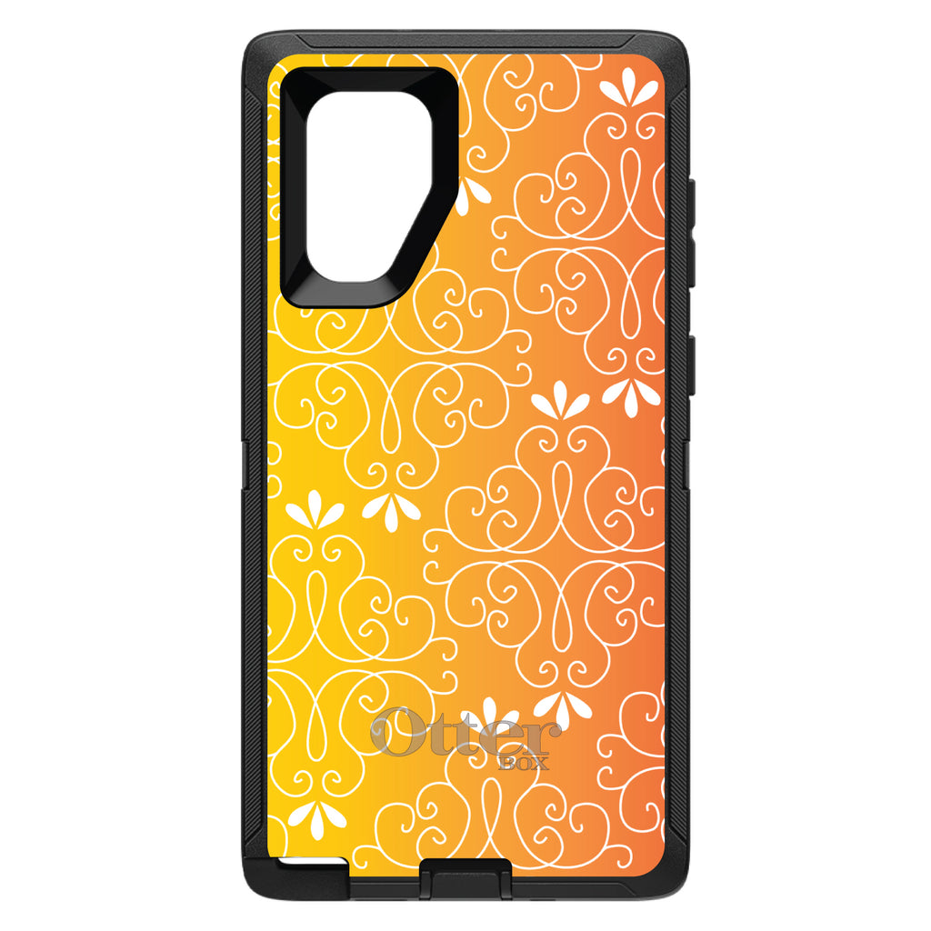 Yellow Orange Red Gradient OtterBox Defender Case for iPhone & Galaxy, view 15