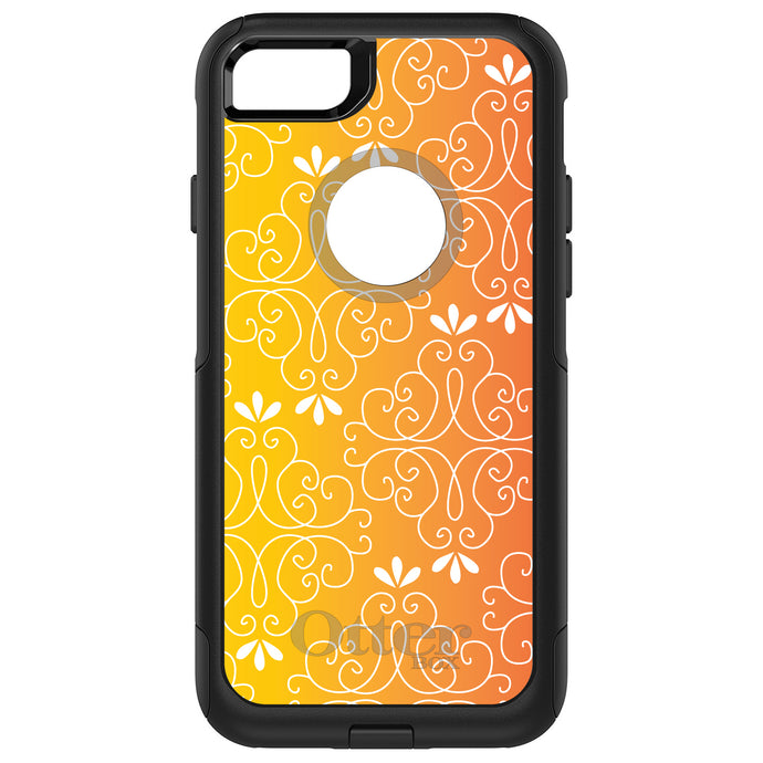 DistinctInk OtterBox Commuter Series Case for Apple iPhone or Samsung Galaxy - Yellow Orange Red Gradient