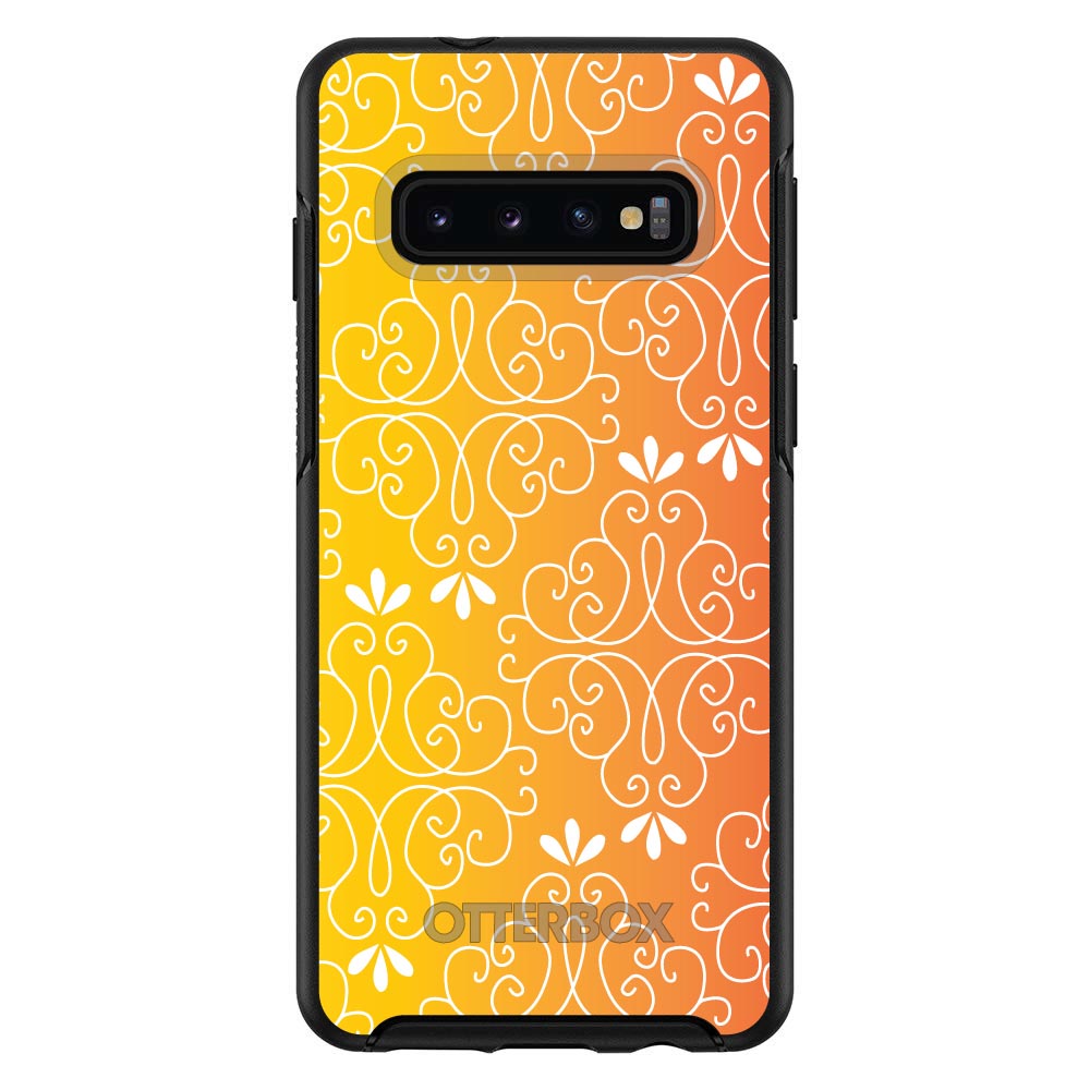Yellow Orange Red Gradient OtterBox Symmetry Case for iPhone & Galaxy, view 6
