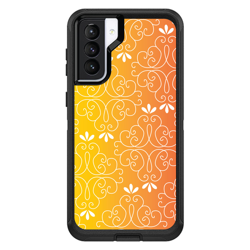 Yellow Orange Red Gradient OtterBox Defender Case for iPhone & Galaxy, view 6
