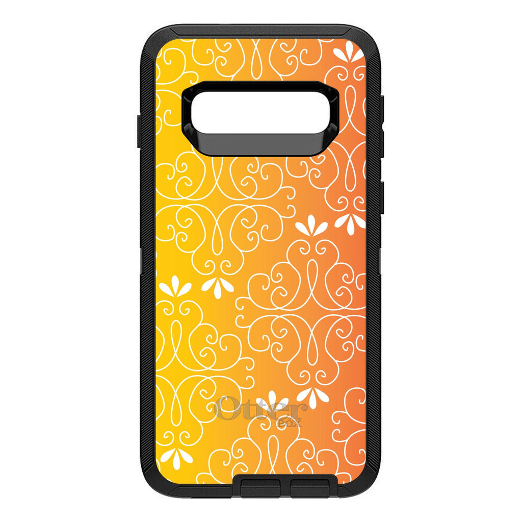 Yellow Orange Red Gradient OtterBox Defender Case for iPhone & Galaxy, view 9