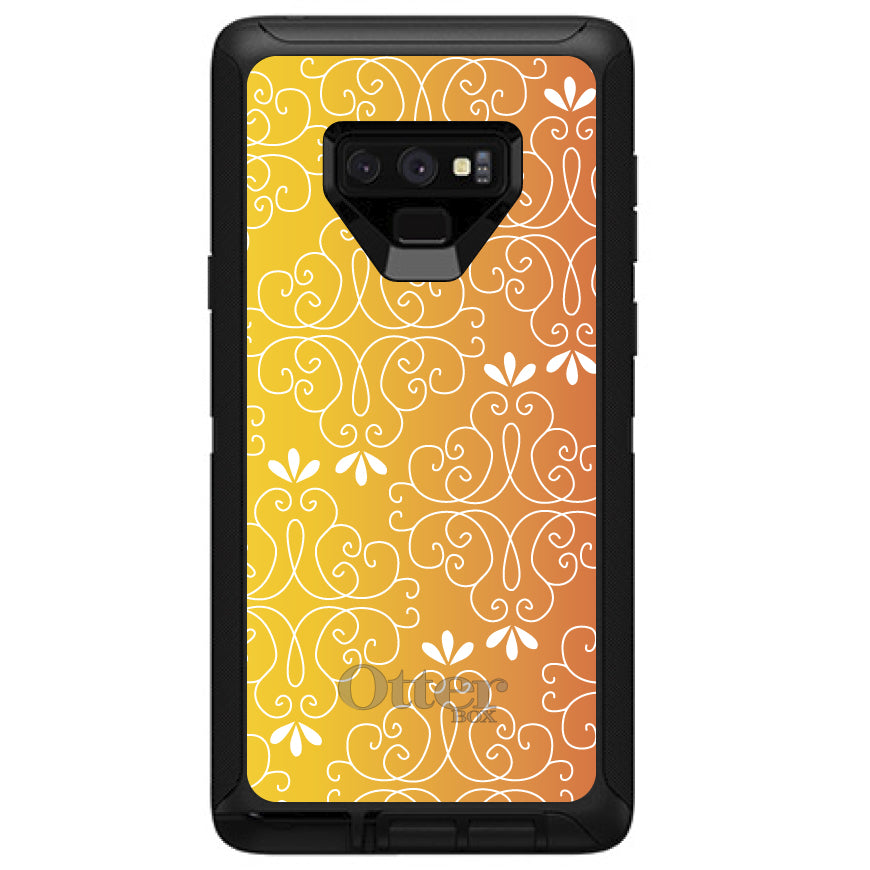Yellow Orange Red Gradient OtterBox Defender Case for iPhone & Galaxy, view 16