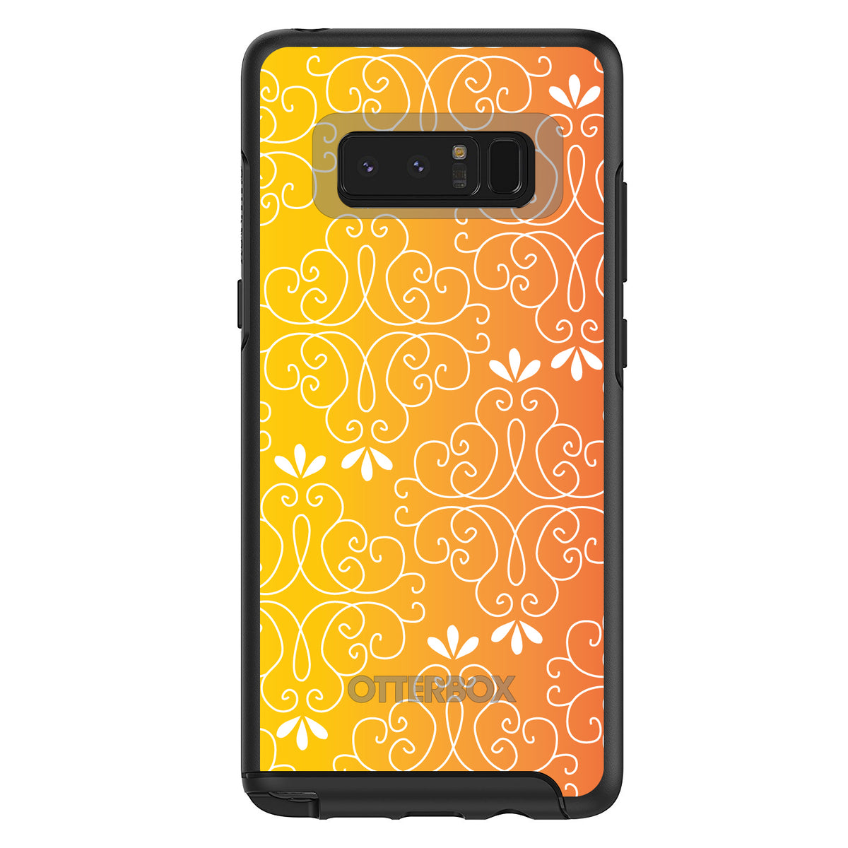 Yellow Orange Red Gradient OtterBox Symmetry Case for iPhone & Galaxy, view 14