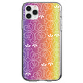 Blue Purple Orange Yellow Pink Gradient Clear Shockproof iPhone Case