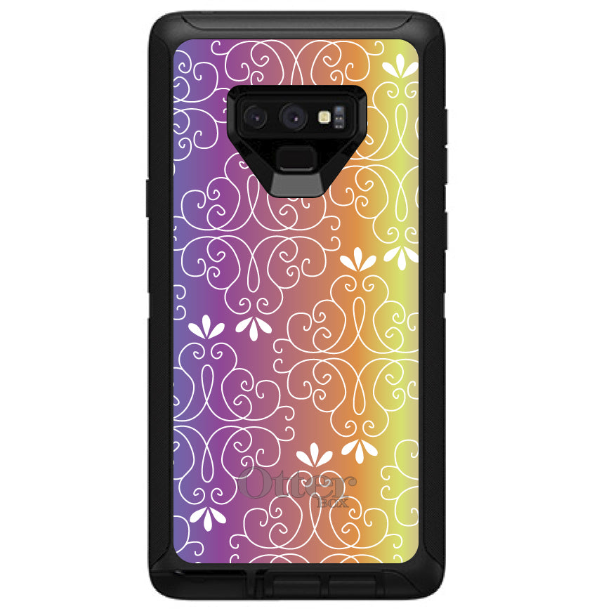 Blue Purple Orange Yellow Pink Gradient OtterBox Defender Case for iPhone & Galaxy, view 16