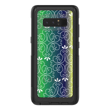 DistinctInk™ OtterBox Commuter Series Case for Apple iPhone or Samsung Galaxy - Purple Green Blue Yellow Pink Gradient