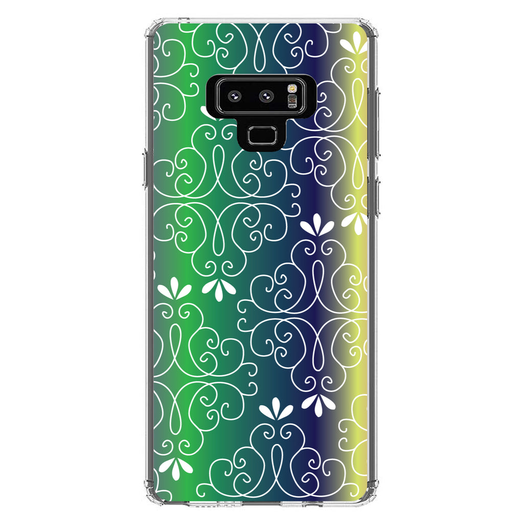 Purple Green Blue Yellow Pink Gradient Clear Shockproof iPhone Case, view 11