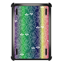 DistinctInk™ OtterBox Defender Series Case for Apple iPad / iPad Pro / iPad Air / iPad Mini - Purple Green Blue Yellow Pink Gradient