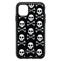 Black White Skulls Pattern OtterBox Symmetry Case for iPhone & Galaxy