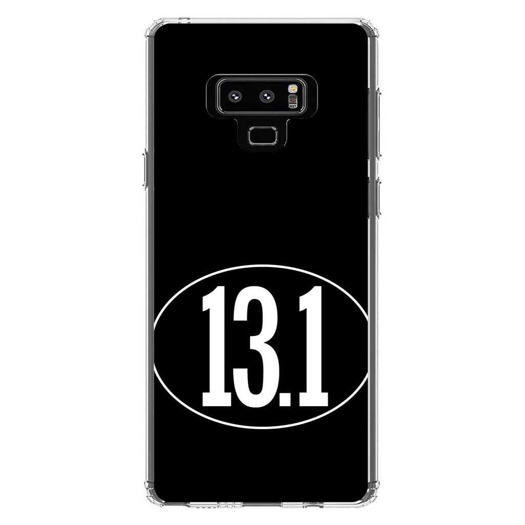 Black White 13.1 Half Marathon Run Clear Shockproof iPhone Case, view 11