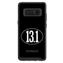 DistinctInk™ OtterBox Symmetry Series Case for Apple iPhone / Samsung Galaxy / Google Pixel - Black White 13.1 Half Marathon Run