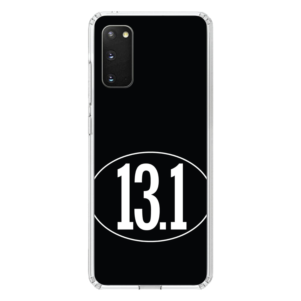 Black White 13.1 Half Marathon Run Clear Shockproof iPhone Case, view 13
