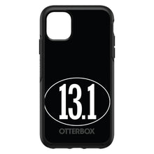 DistinctInk™ OtterBox Symmetry Series Case for Apple iPhone / Samsung Galaxy / Google Pixel - Black White 13.1 Half Marathon Run